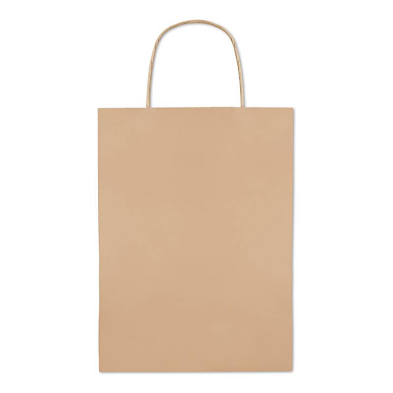 Papierová darčeková taška, 22 x 11 x 30 cm, hnedá